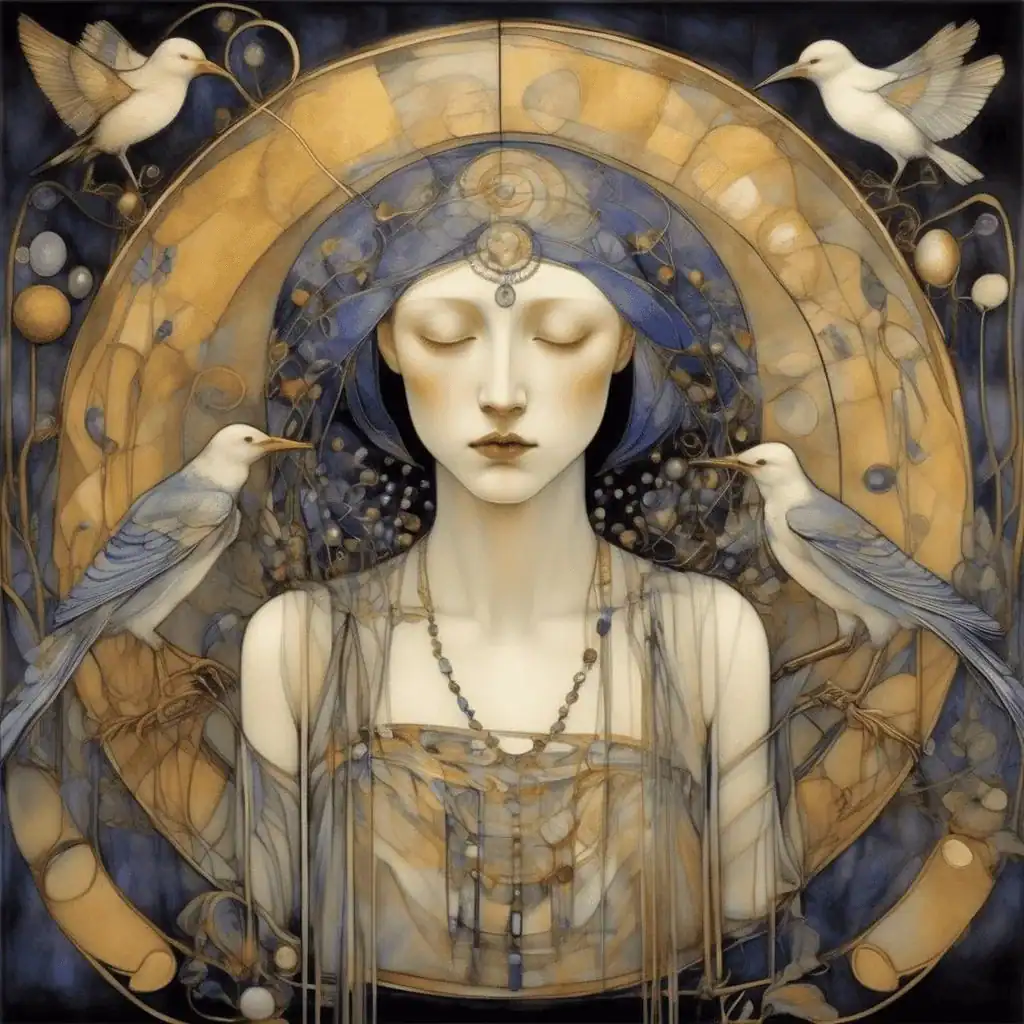 Bows, Beads and Birds – Frances Macdonald